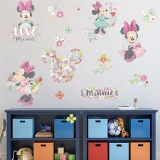 Cartoon Lovely Mickey Minnie Wall