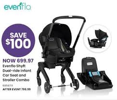 Evenflo Shyft Dual Ride Infant Car Seat