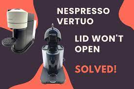 nespresso machine won t open full