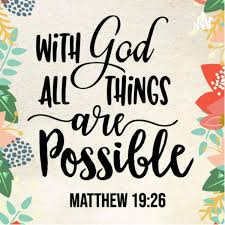 Everything is possible♾ with God❤️
