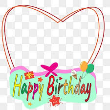 birthday frame png vector psd and