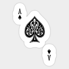 ace spades spade playing card game