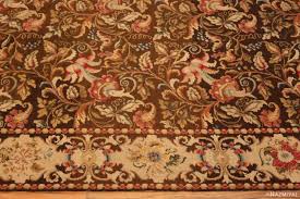 fl antique english needlepoint rug