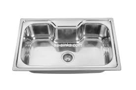 stainless steel single bowl sink 800 500mm