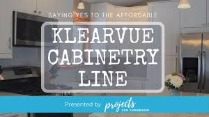 affordable klearvue cabinetry line