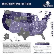Top State Income Tax Rates In 2014 Tax Foundation
