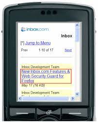 Inbox mobile login