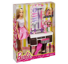 barbie doll with hair accessories
