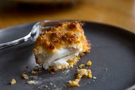 air fryer parmesan crusted halibut or