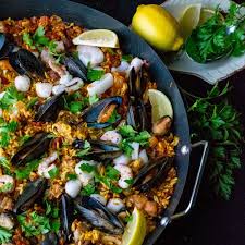 easy mixed seafood paella what the