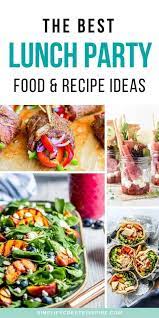 delicious lunch party food ideas