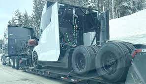 another tesla semi with new design and