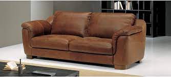 minuetto brown leather 3 2 sofa set