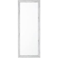 Vintage Wall Mirror Synthetic White
