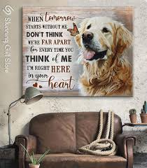 golden retriever poster canvases