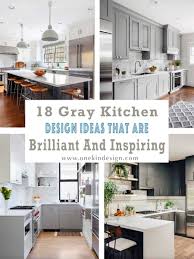 18 gray kitchen design ideas that are