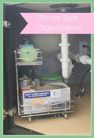 corner sink organization diy mama
