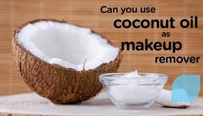 coconut oil as makeup remover