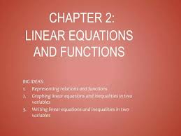 Ppt Chapter 2 Linear Equations And