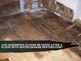 a flood with water damage restoration