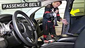 dodge journey penger side seat belt