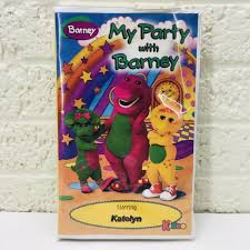 I am uploading this today (12/23) because i am uploading the night before. Rare Oop My Party With Barney Custom Vhs Video Starring Katelyn Caitlin Thermalspray Com