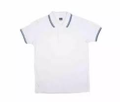 Blue Corner Mens Lining Polo Shirt Style No 2 White