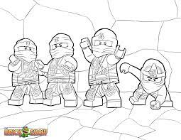 LEGO Ninjago Tournament of Elements Coloring Pages