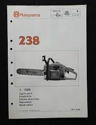 genuine husqvarna 238 chainsaw parts