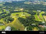 golf club Wasserburg Anholt, 01.08.2019, aerial view, Germany ...