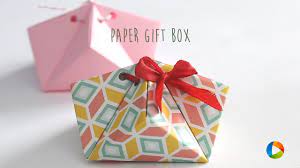 diy paper gift box you