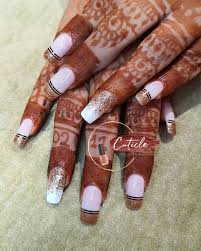 Trendy And Gorgeous Nail Art For Brides