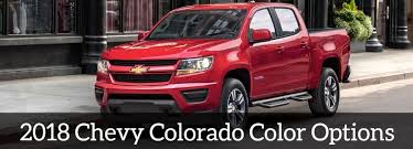 The New 2018 Chevrolet Colorado Exterior Color Options