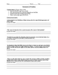 When the revolutionary war is over, the colonies will be free from the rule of britain. Common Sense And Declaration Of Independence Worksheet By Joseph Mittiga