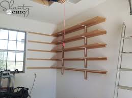 Super Easy Diy Garage Shelves Shanty