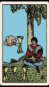 The Card of the Day: The Four of Cups — Elliot Oracle - Tarot Card Readings