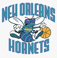 The charlotte lettering in a square typeface with massive geometric serif was arched under the emblem, written in black. Charlotte Hornets Old Logo New Orleans Hornets Basketball Logo Hd Png Download Kindpng