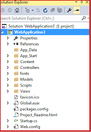 asp net mvc 5 folder structure