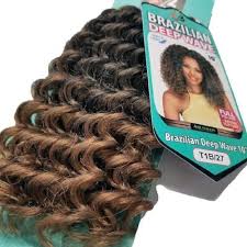 A deep middle parted hair with an equal volume of hair on crochet braids hairstyles give stunning look with a straight hair as well. Bobbi Boss Crochet Braid Brazilian Deep Wave 10 Hairsofly Shop
