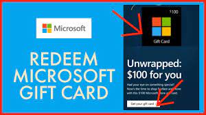 how to redeem use microsoft gift card