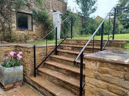 garden steps handrails near yeovil