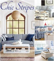 striped sofa ideas for a coastal