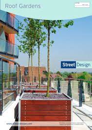 Roof Garden Planters Street Design