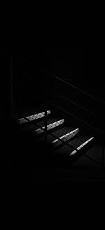 nf68 dark stairs minimal simple city bw