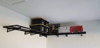 Fleximounts 2 Pack 2x4ft Corner Wall Shelving Garage Storage Rack 24 Inch By 48 Inch Floating Shelves Black