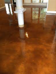 stained concrete floors in near