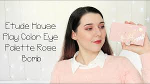 etude house play color eye palette rose