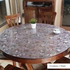 Round Pvc Tablecloth Table Cover Desk