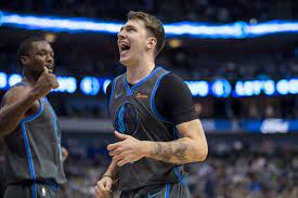 Dallas mavericks guard luka doncic (77) and his teammates are all smiles as they leave the floor with a halftime lead over the cleveland cavaliers at the american airlines center in dallas, friday. Luka Doncic S Stats Are As Amazing As Everyone Should Have Expected Sbnation Com