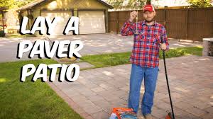 how to lay a paver patio the easy way